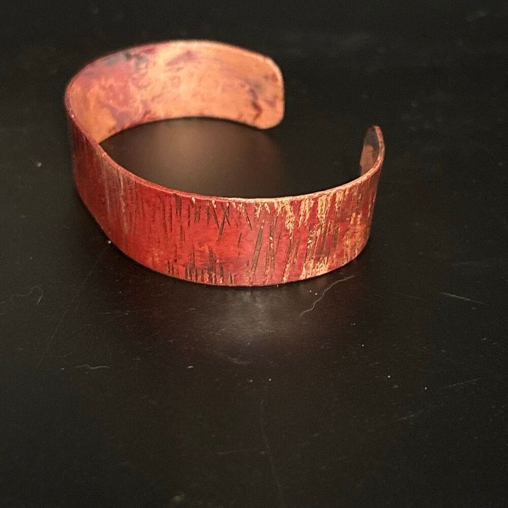 Natural Copper Cuff, NEW, Handmade, Patina